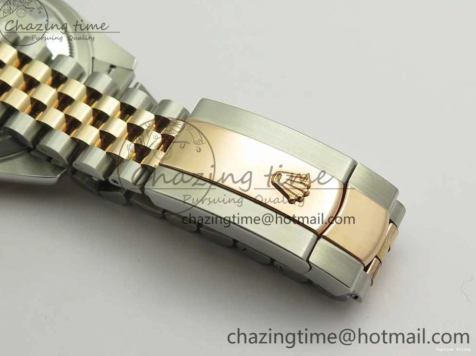 0506 EasyMatch DateJust 36mm 904 SS RG Wrapped 116231 GMF Black Dial on SS RG Wrapped Jubilee Bracelet A 3275